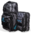 VIRTUE HIGH ROLLER & MID ROLLER 2-PIECE LUGGAGE SET - GRAPHIC BLACK