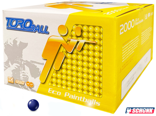 2000 Toro Classic ECO  Cal.68   Paintballs  perfekt für Team Training  da brüchiger !